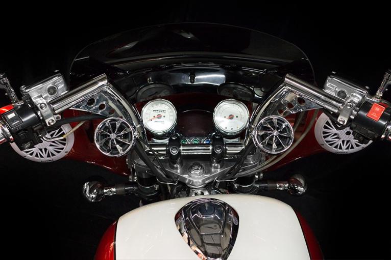 Fairings "Bagger look" to customize your Honda F6C Valkyrie: backside