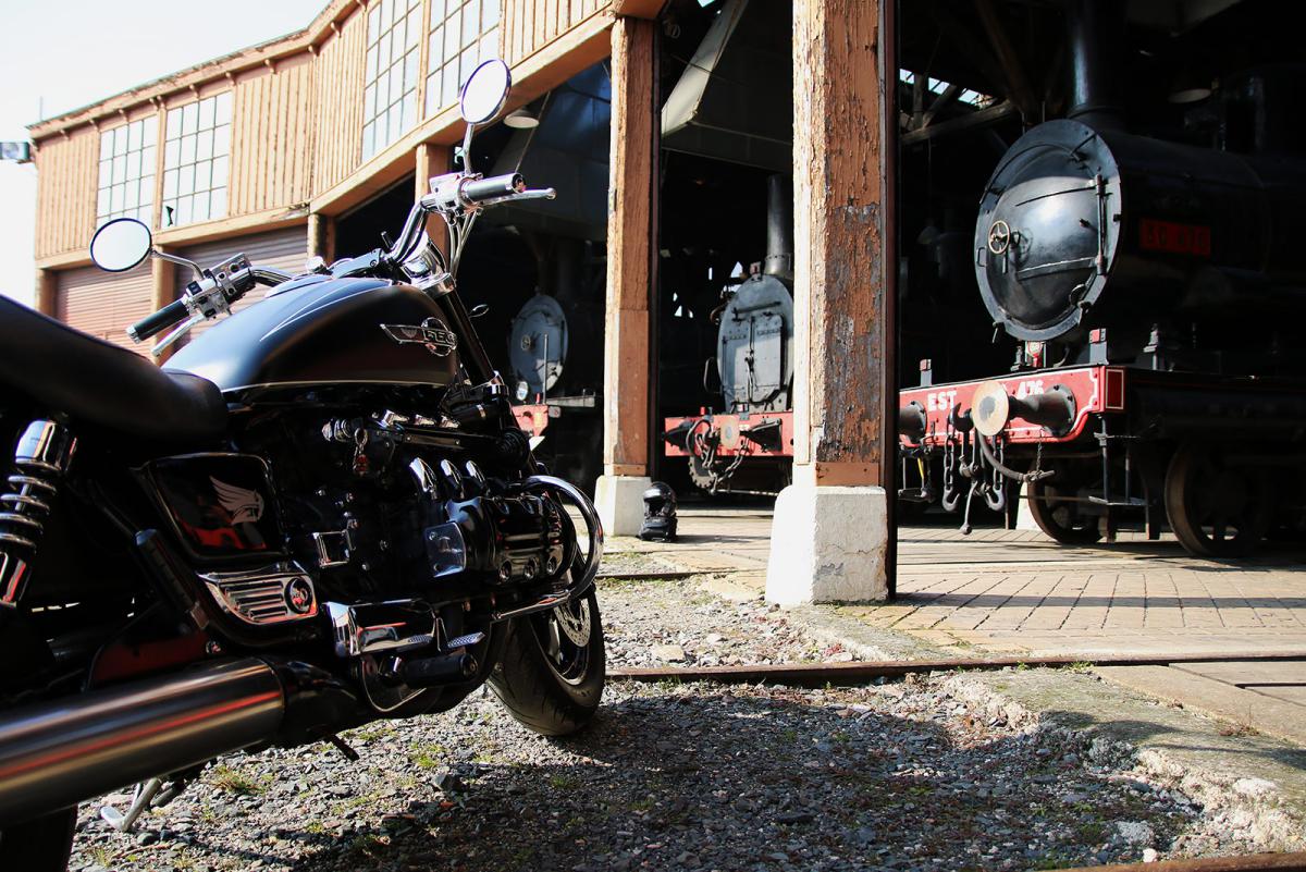 Custom Valkyrie moto : Arrière de The Black Coal