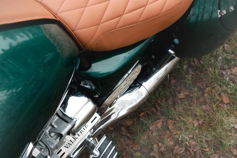 Custom Valkyrie moto : The lady-breizh détail